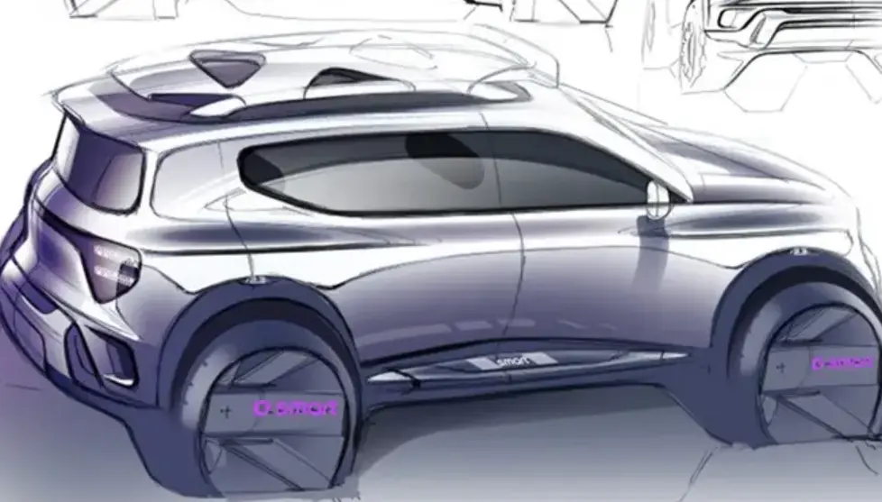 smart精灵#5概念车即将北京车展全球首发，品牌最大号SUV惊艳亮相